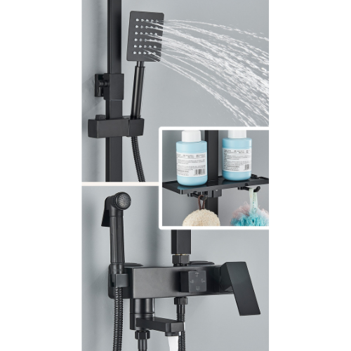 Pommeau de Douche 4-en-1 Moderne PLOMBEAU