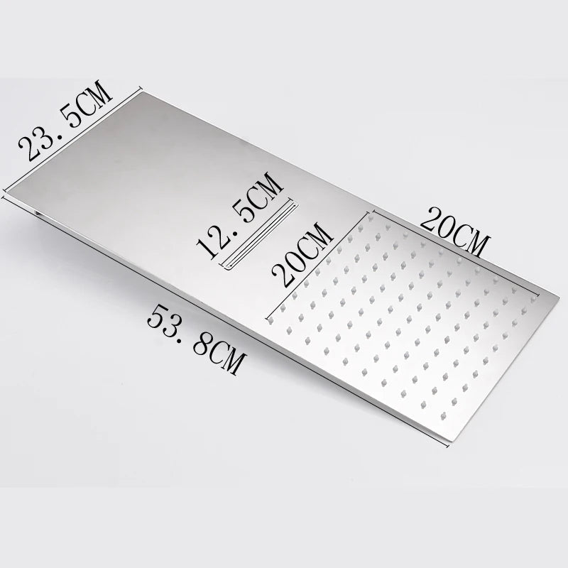 Tete de douche Pluie Design Argenté ROBINETO
