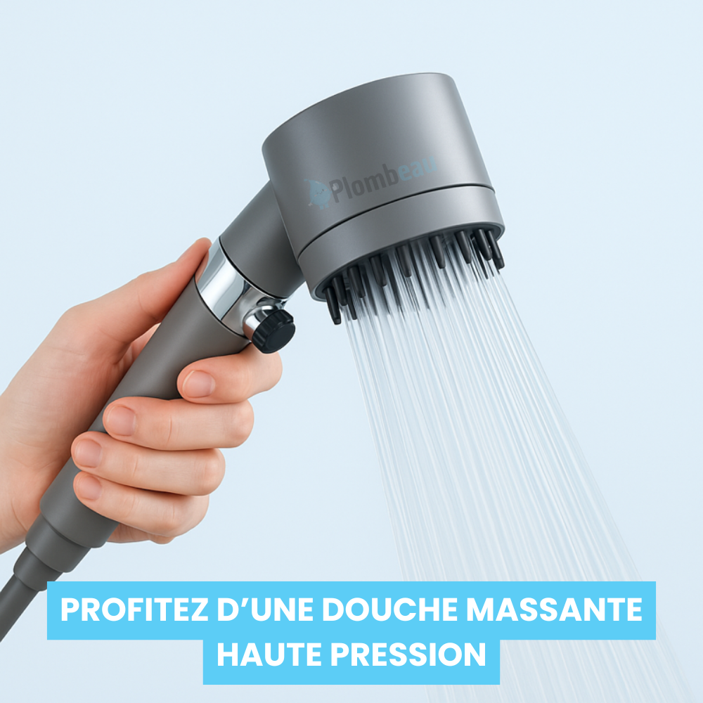 Pommeau de Douche Massant Économique PLOMBEAU