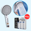 Pommeau de Douche Anti Calcaire Blanc
