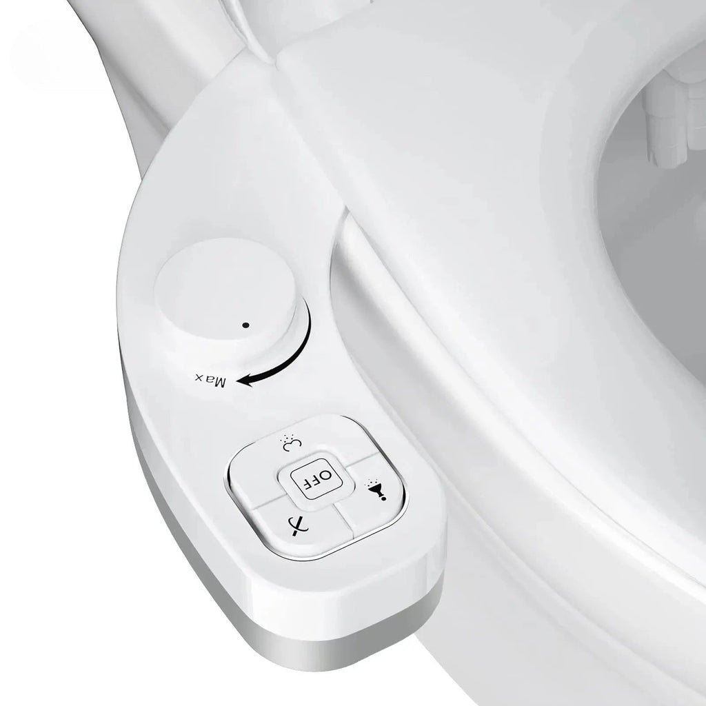 Kit de bidet WC japonais à jet réglable avec double buse et installation universelle