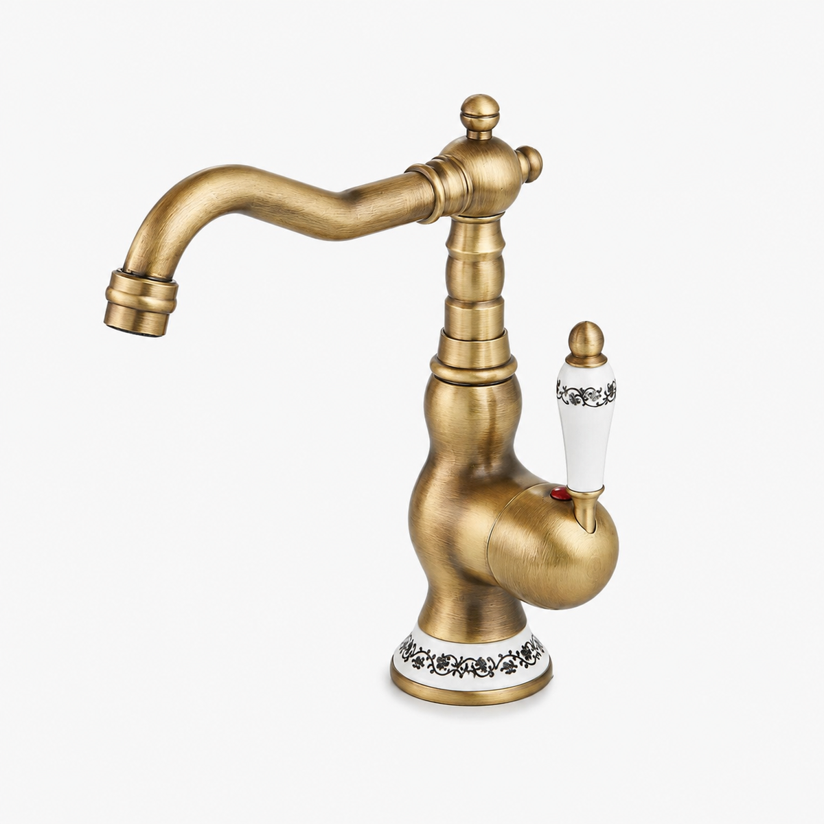 Robinet Antique Salle de Bain - Mitigeur Haut