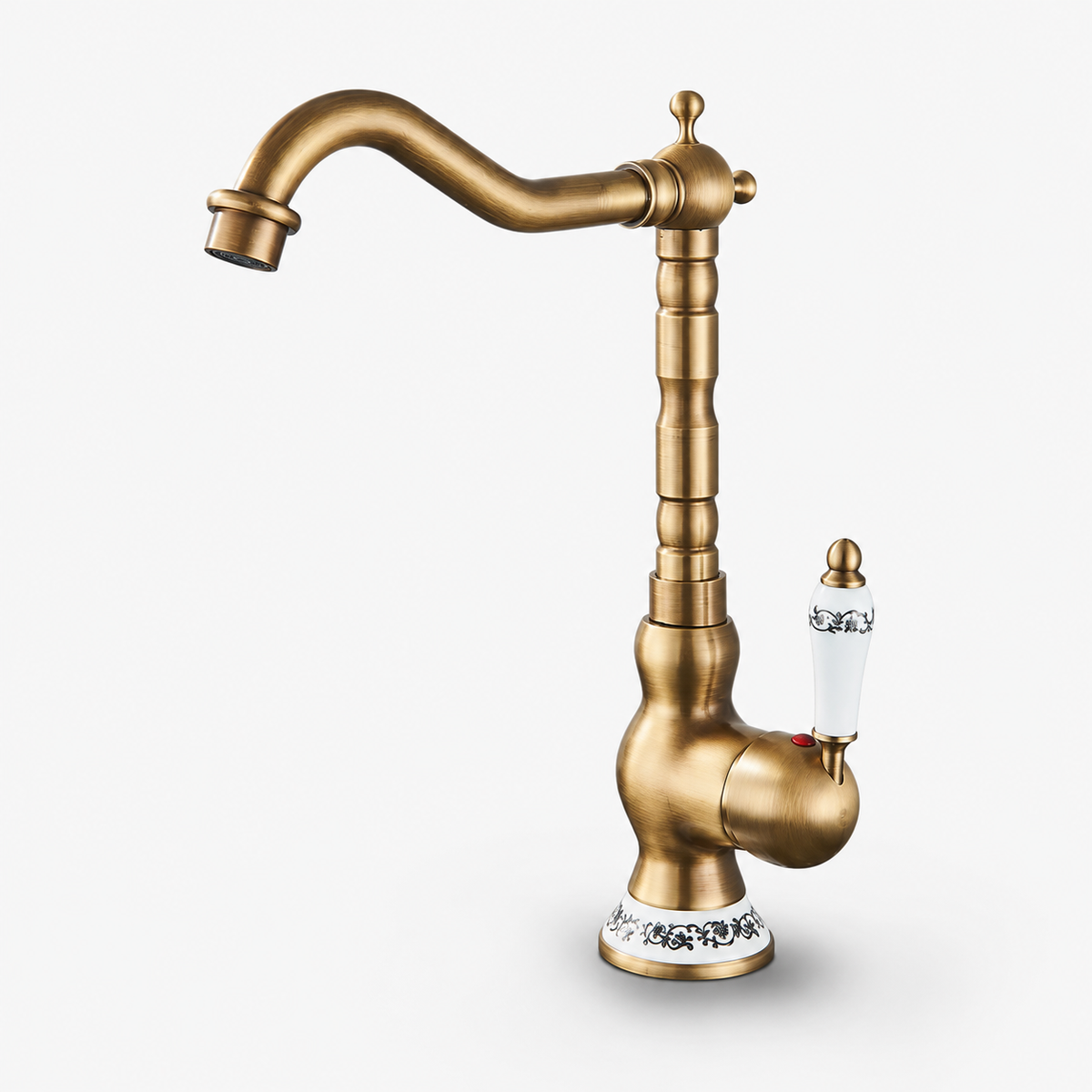 Robinet Antique Salle de Bain - Mitigeur Haut