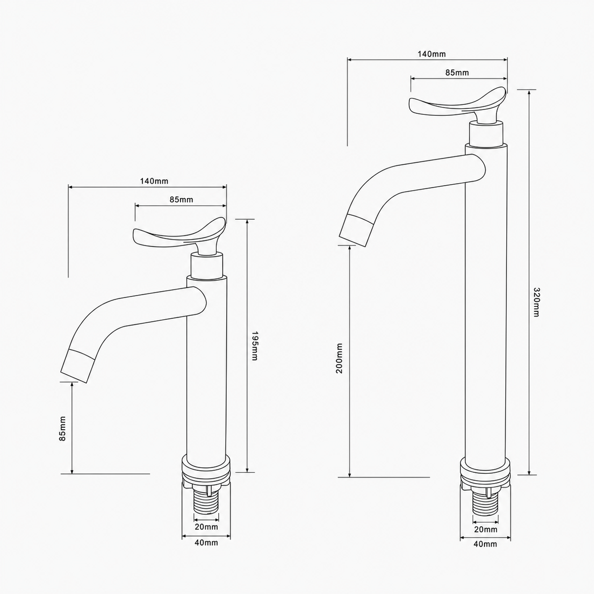 Robinet Noir Eau Froide Salle De Bain