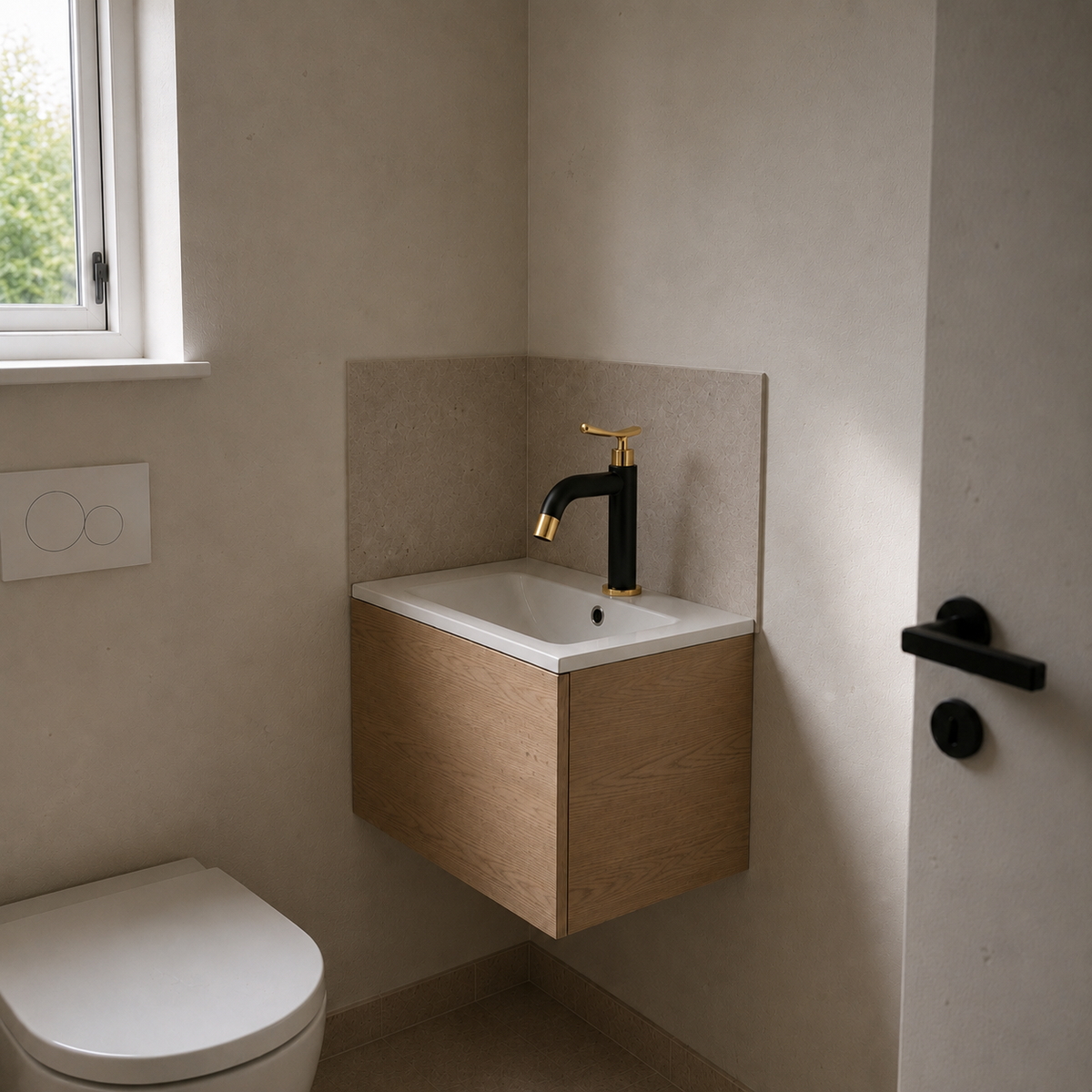Robinet Noir Eau Froide Salle De Bain