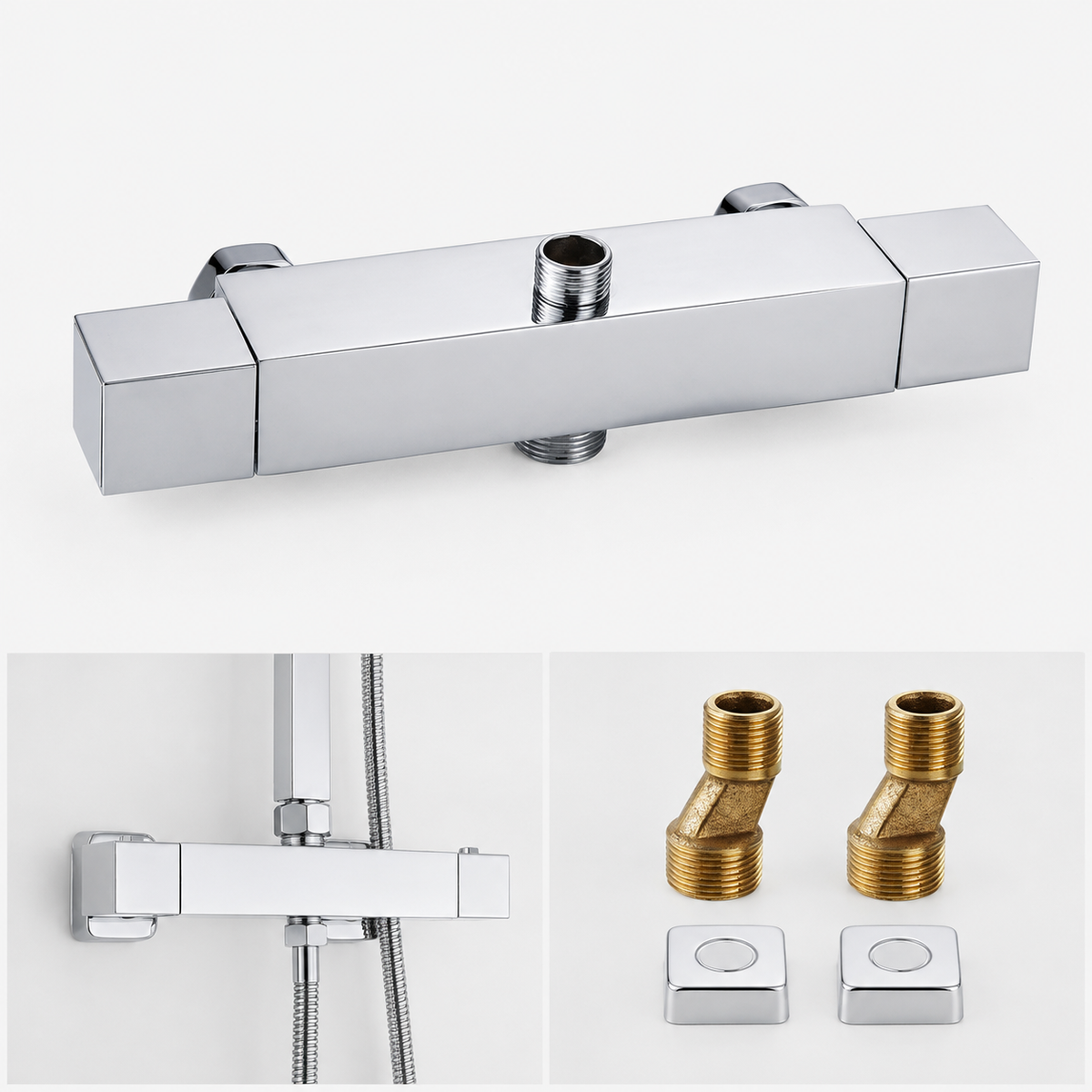 Mitigeur Thermostatique Douche 2 Sorties