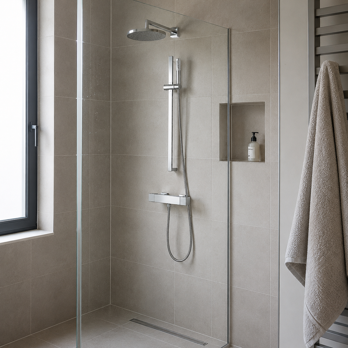 Mitigeur Thermostatique Douche 2 Sorties