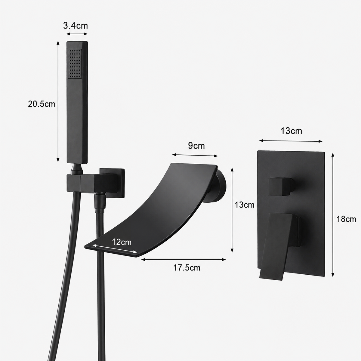 Robinet Baignoire Cascade Avec Douchette