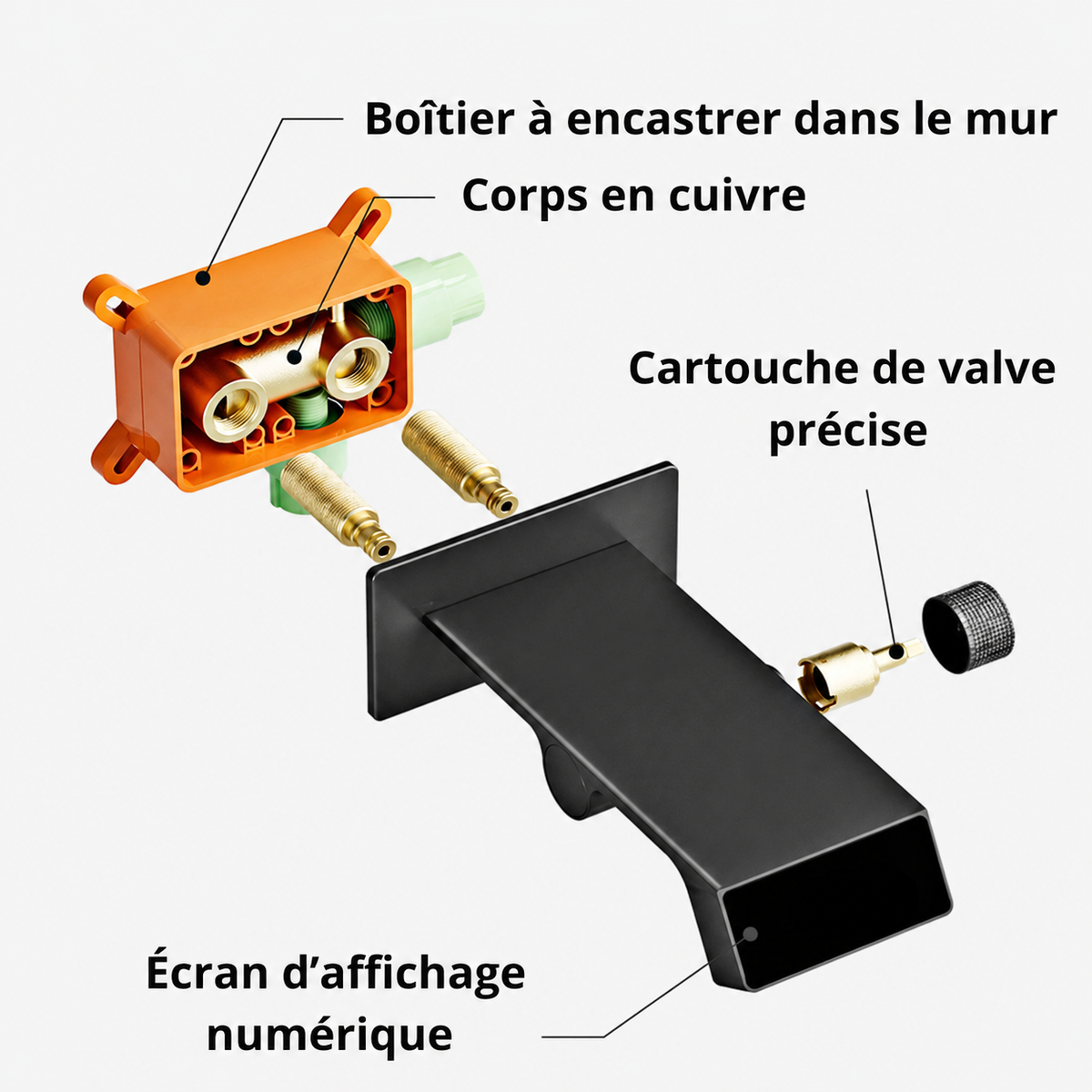 Robinet Monotrou Pour Lavabo