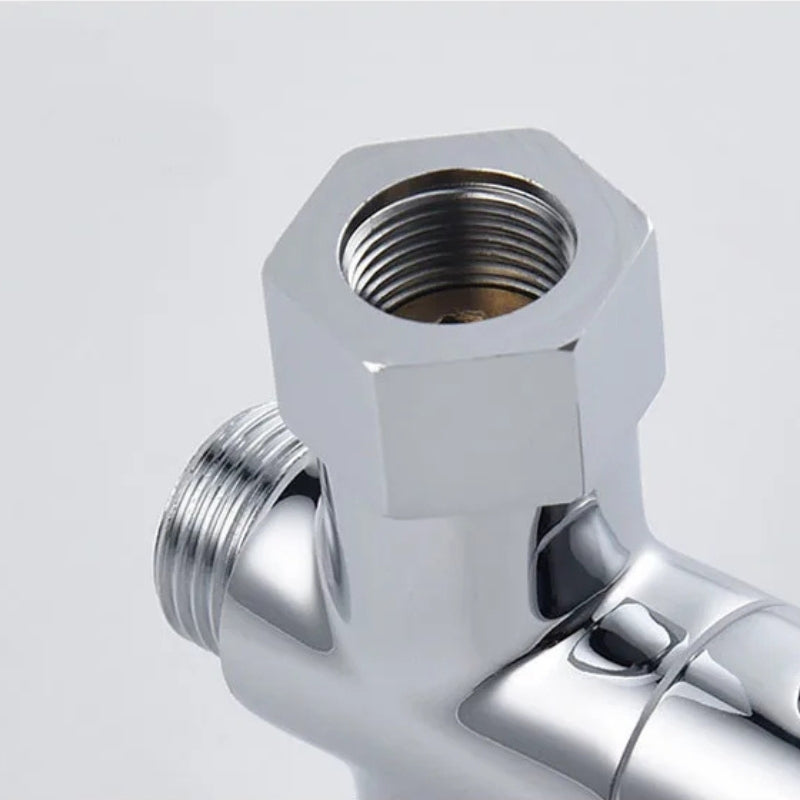 Robinet inverseur de douche 3 voies en laiton