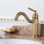 Robinet Bronze Lavabo - Mitigeur Vintage