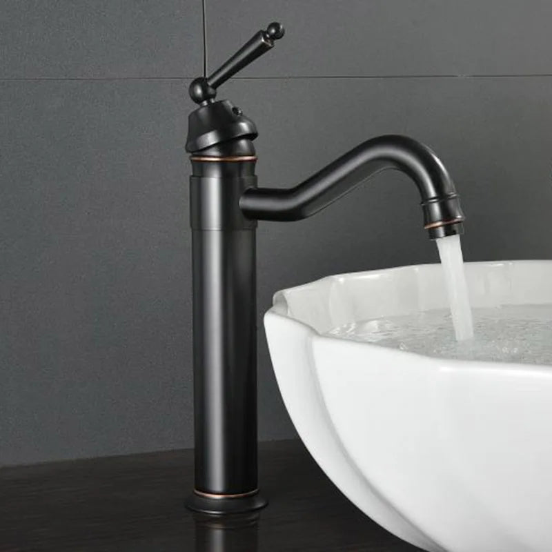 Robinet Bronze Lavabo - Mitigeur Vintage
