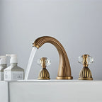 Robinet Lavabo 3 trous Retro