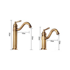 Robinet Bronze Lavabo - Mitigeur Vintage