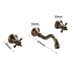 Robinet Mural Bronze