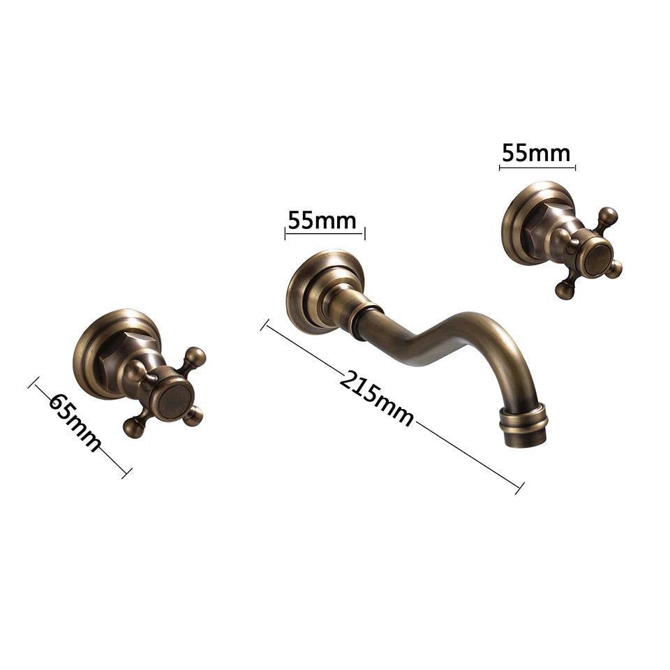 Robinet Mural Bronze