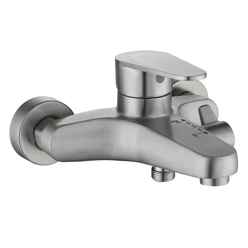 Robinet Baignoire Murale en Acier Inoxidable
