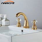 Robinet Lavabo 3 trous Retro
