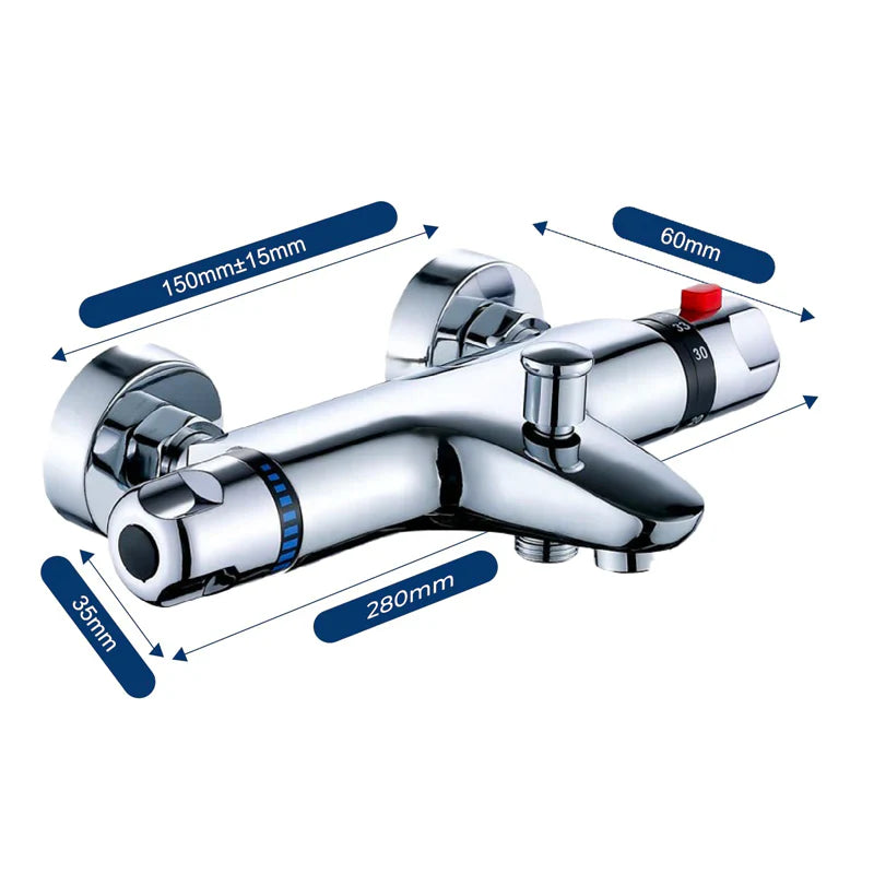 Mitigeur Thermostatique Baignoire 2 trous