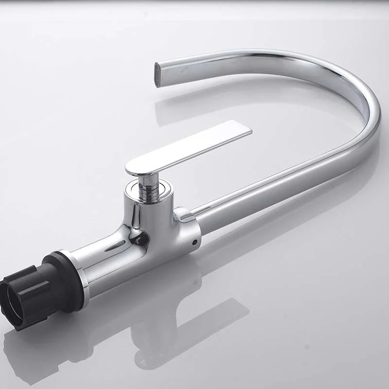 Mitigeur de cuisine avec levier ergonomique