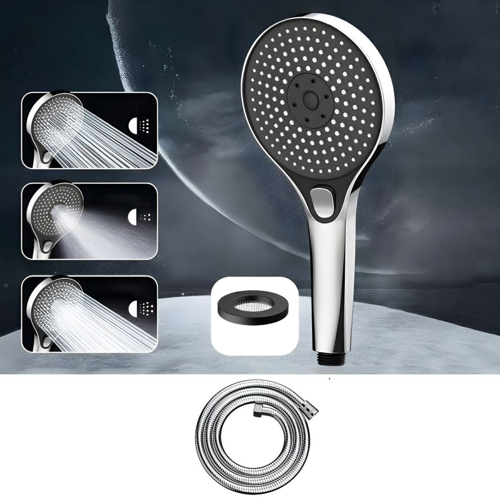 Pommeau de Douche Anti-Calcaire 3 jets ROBINETO