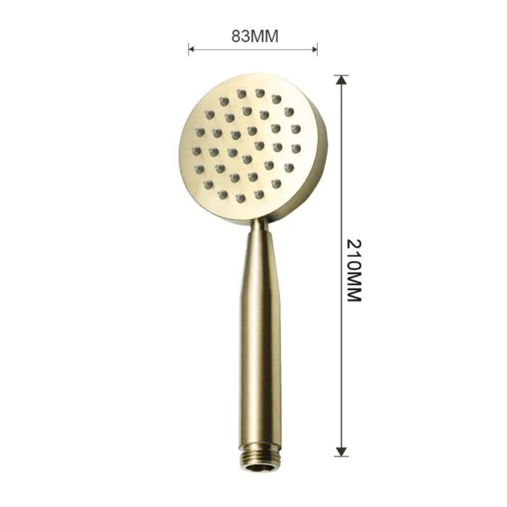 Pommeau de Douche Anti-calcaire Haute Pression Or ROBINETO