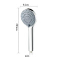 Pommeau de douche Haute pression Inox 5 Jets ROBINETO