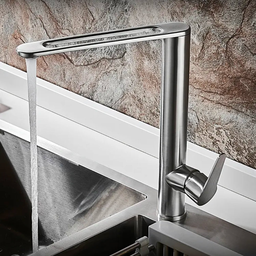Robinet Cuisine en Inox Brossé