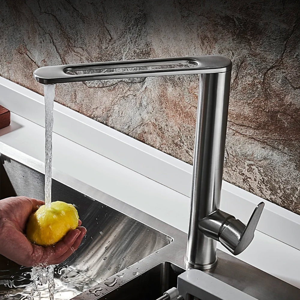 Robinet Cuisine en Inox Brossé
