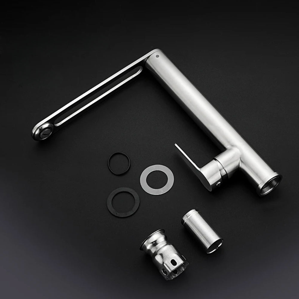 Robinet Cuisine en Inox Brossé
