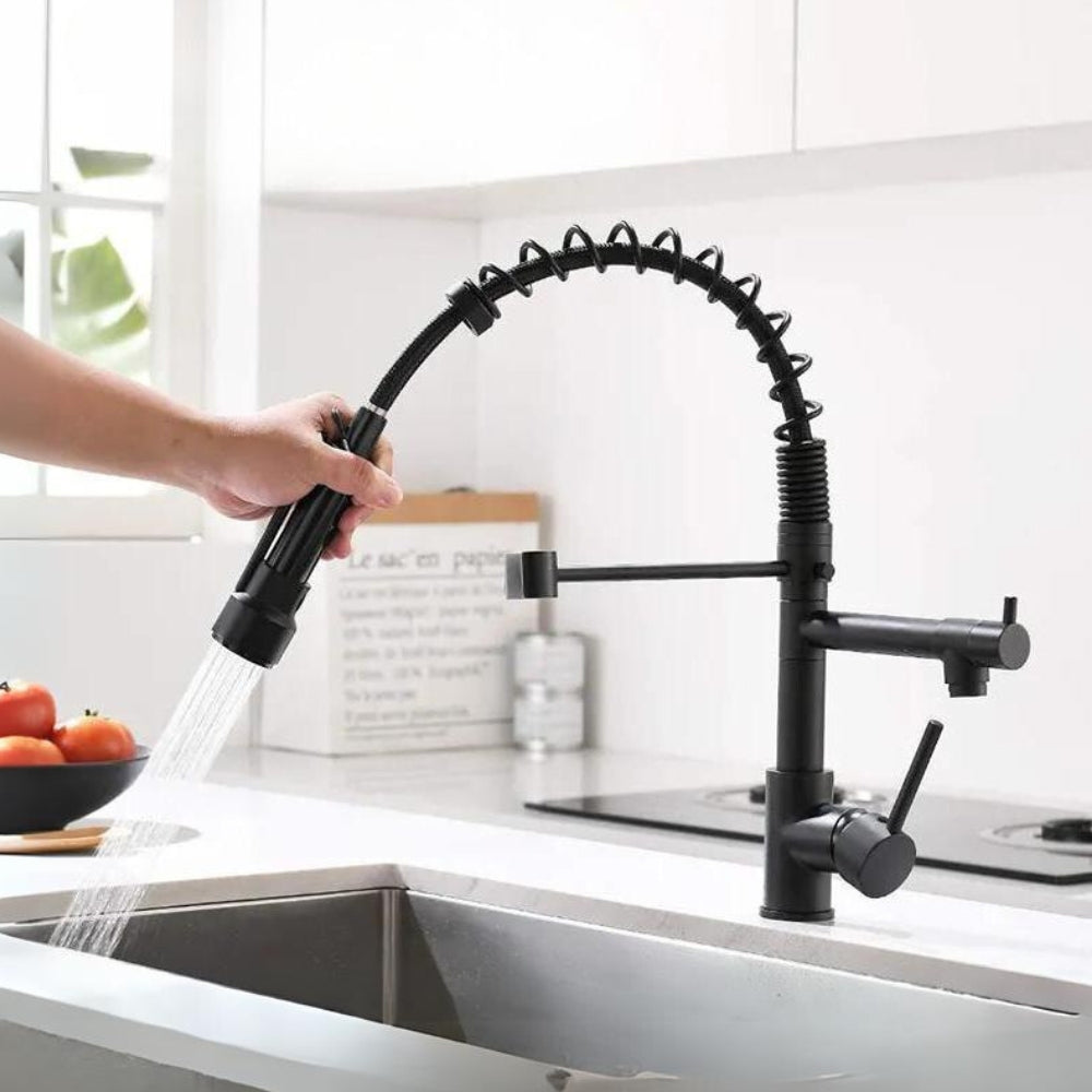 Robinet Cuisine Pivotant Douchette