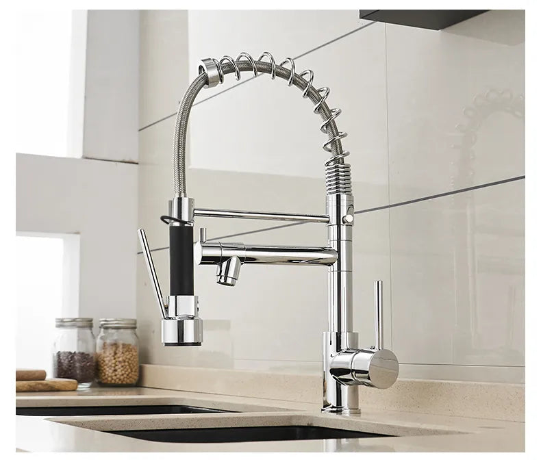 Robinet Cuisine Pivotant Douchette