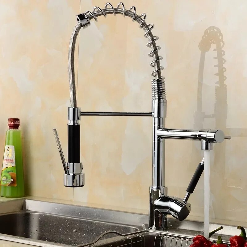 Robinet Cuisine Douchette Finition Chrome