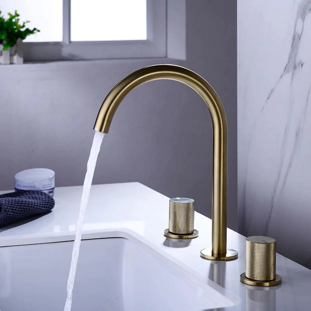 Robinet Melangeur Salle de Bain - Cygne Or