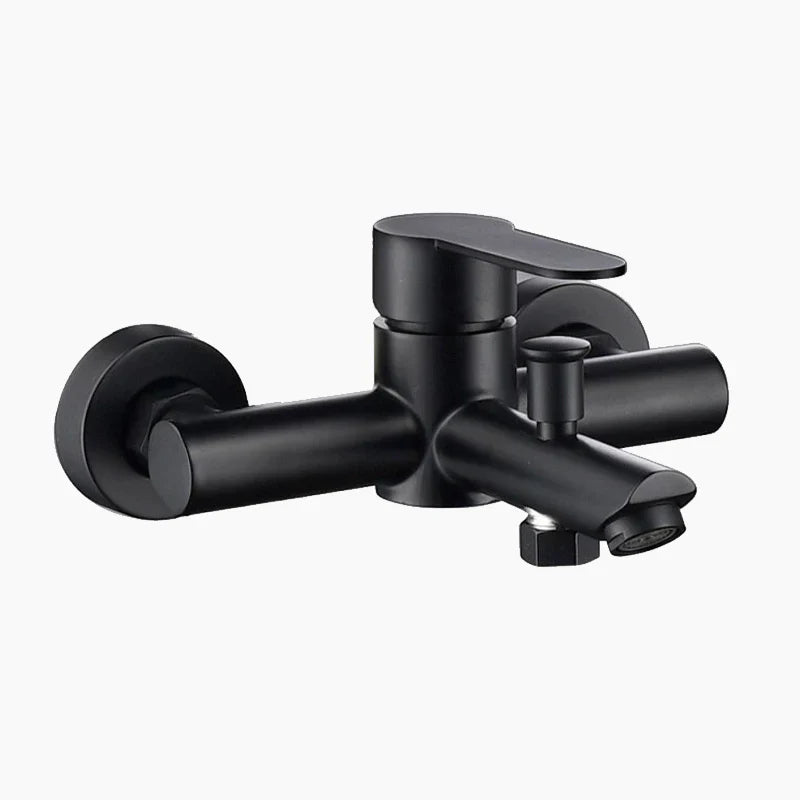 Robinet Mural Douche et Baignoire Noir