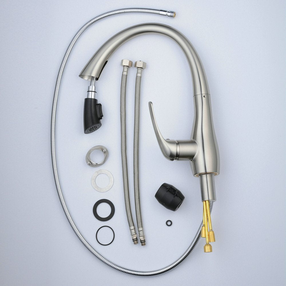 Robinet de Cuisine Douchette Extractible en Inox