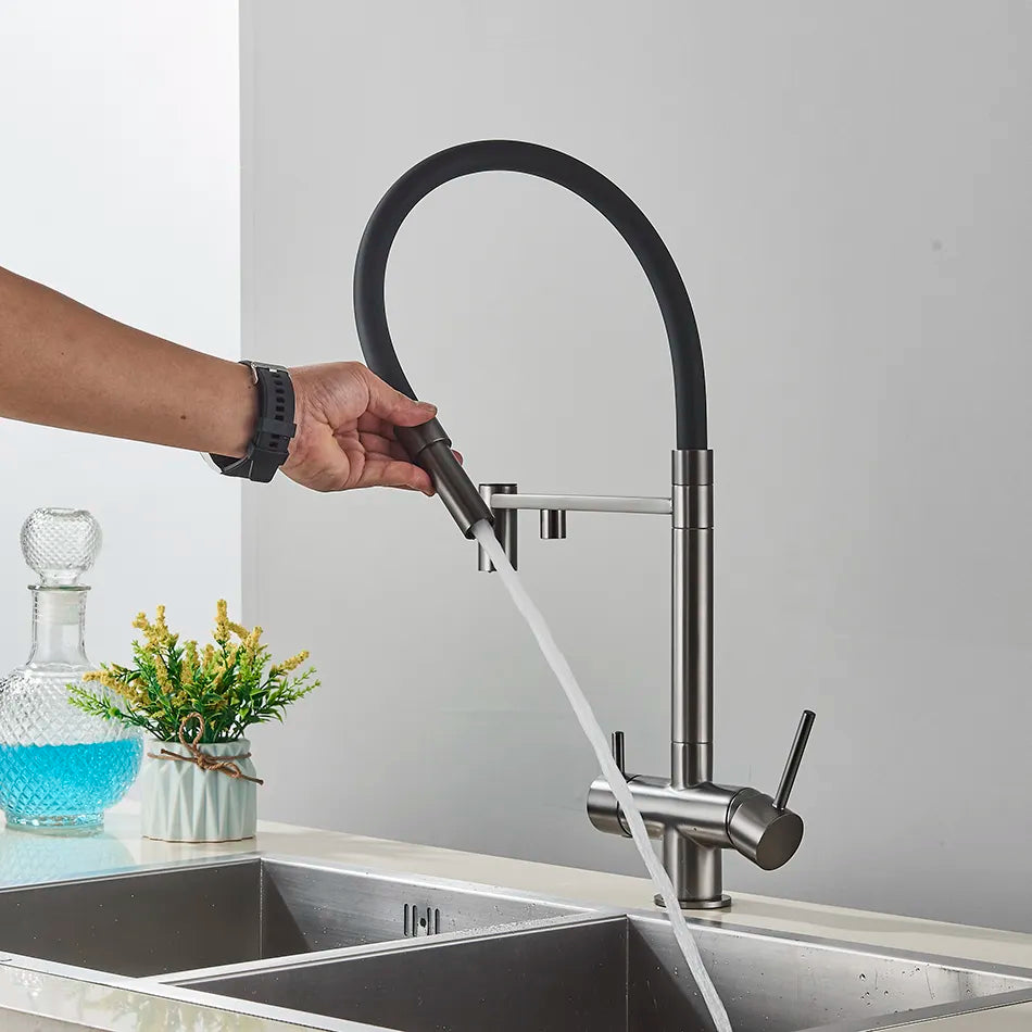 Robinet de Cuisine avec Douchette Amovible