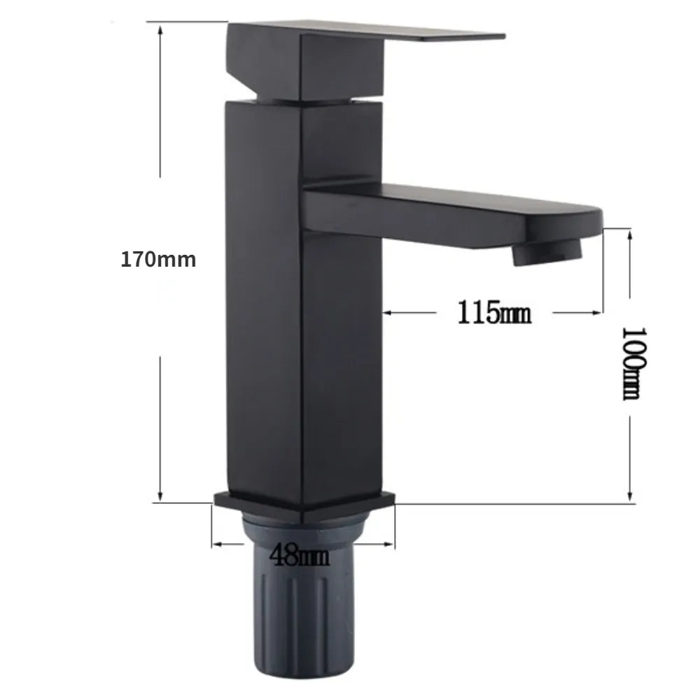 Robinet mitigeur salle de bain - Cascade Noire