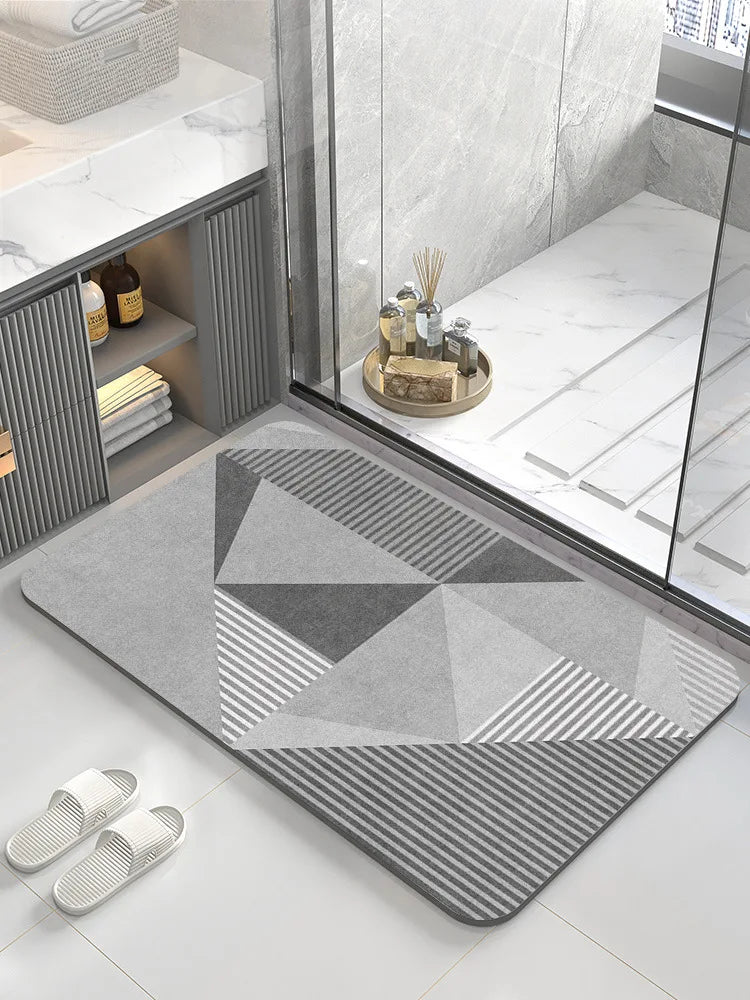 Tapis de Bain Diatomée Absorbante