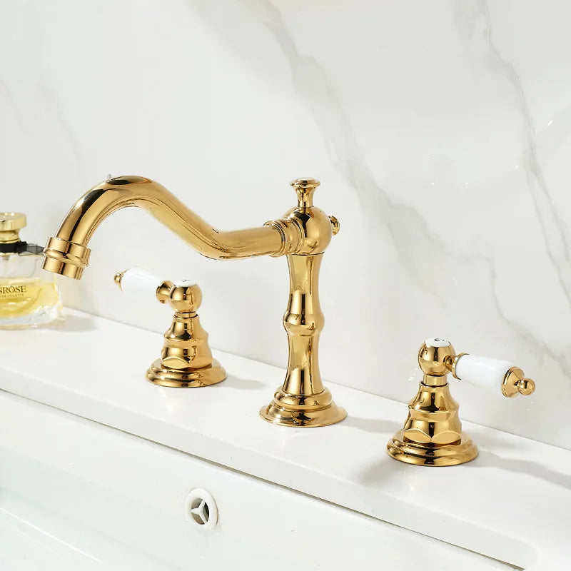 Robinet Lavabo Ancien 3 Trous