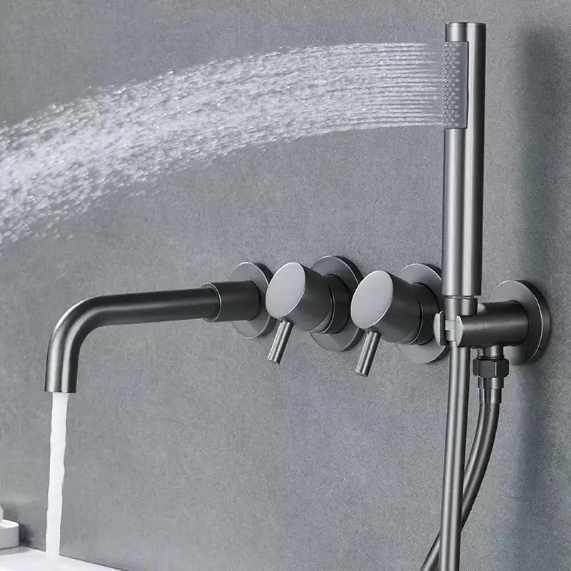 Robinet De Bain Mural Avec Douchette