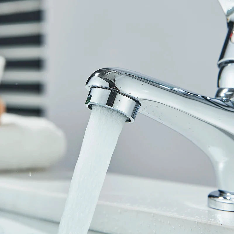 Mitigeur lavabo salle de bain avec poignée monocommande et bec cascade