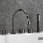 Robinet Salle De Bain Col De Cygne Avec Douchette