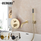 Robinet Baignoire 3 Trous Avec Douchette