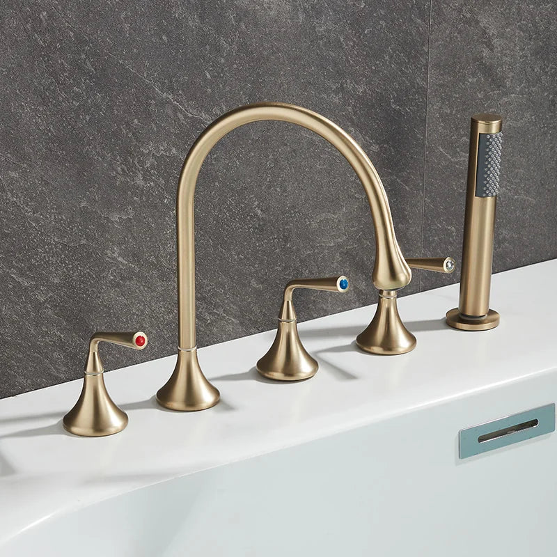 Robinet Salle De Bain Col De Cygne Avec Douchette