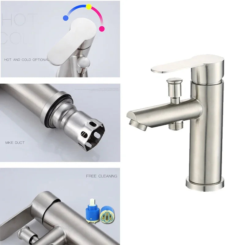 Robinet De Baignoire Avec Pommeau De Douche