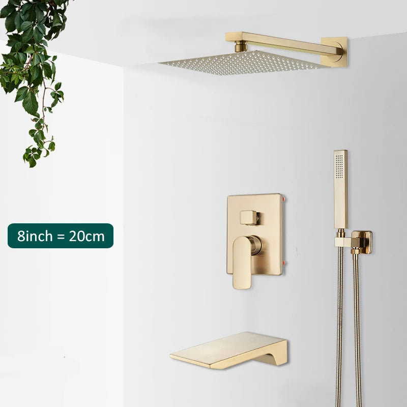 Tete De Douche Avec Cascade Et Douchette
