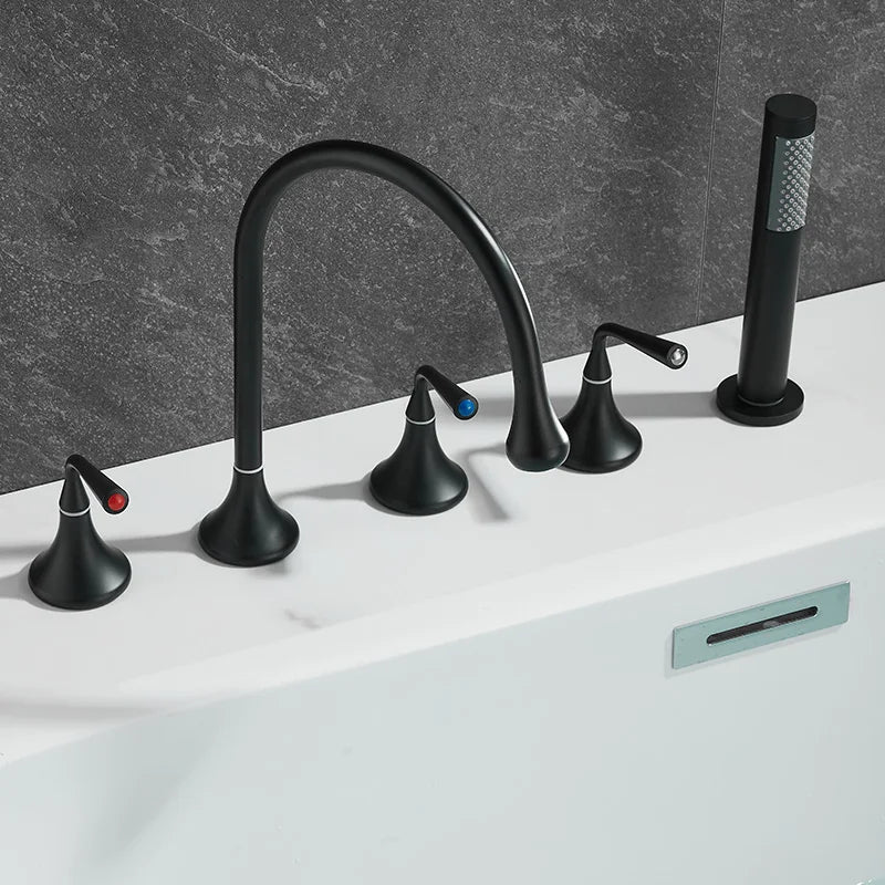 Robinet Salle De Bain Col De Cygne Avec Douchette