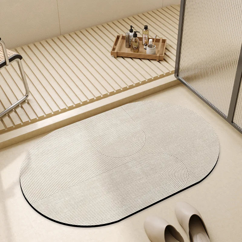 Tapis de Bain Haut de Gamme en Diatomée