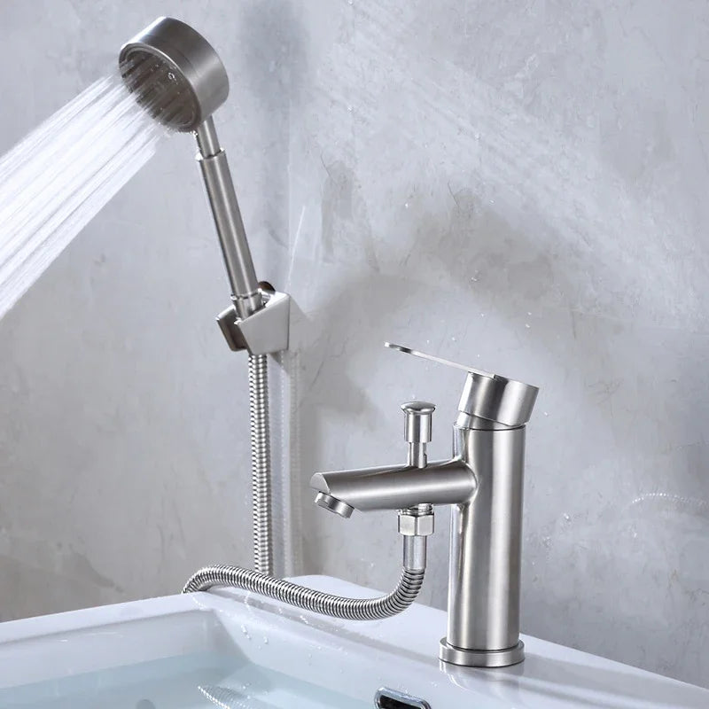 Robinet De Baignoire Avec Pommeau De Douche